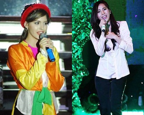 My nhan Viet hoa gai que tren san khau hinh anh