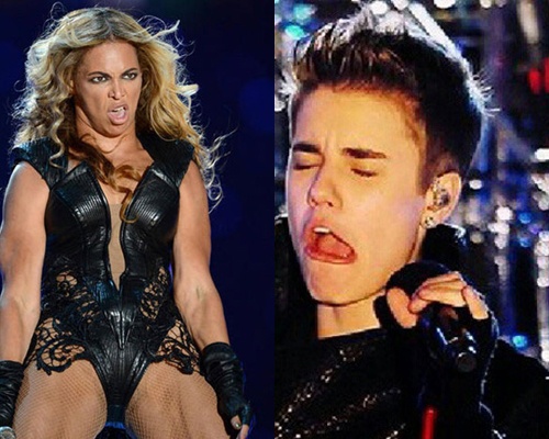 Biem cam hai huoc cua sao ca nhac tren san khau hinh anh