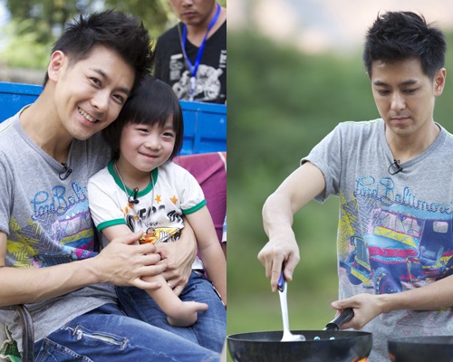 Lam Chi Dinh dam dang tu tay nau bep cham con hinh anh