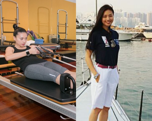 Ngo Thanh Van dua thuyen o Hong Kong hinh anh