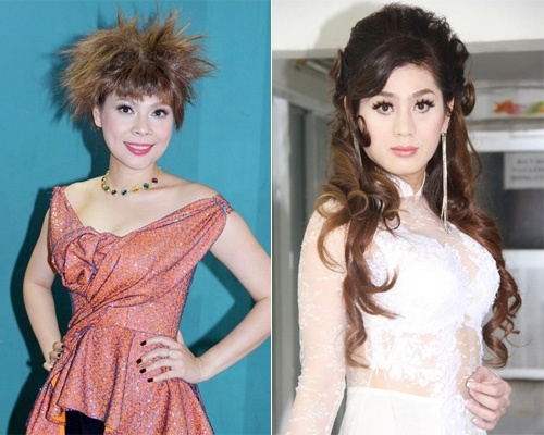 Nhung kieu toc ky quac cua my nhan Viet hinh anh
