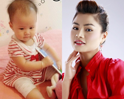 Vu Thu Phuong khoe anh con gai 7 thang 'sanh' cong nghe hinh anh