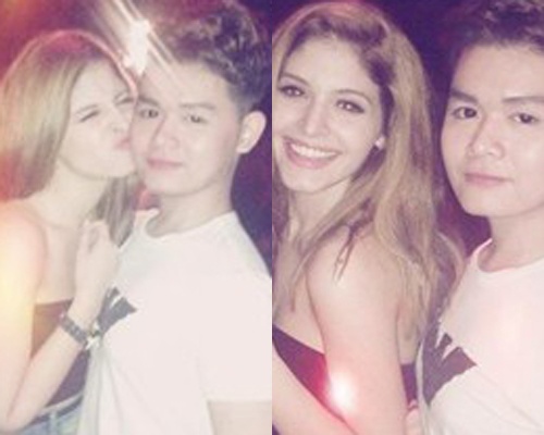 Andrea di bar cung ban trai sau khi than buon tui hinh anh