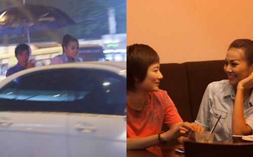 Thanh Hang 'doi mua' hen ho cung Thuy Vinh hinh anh