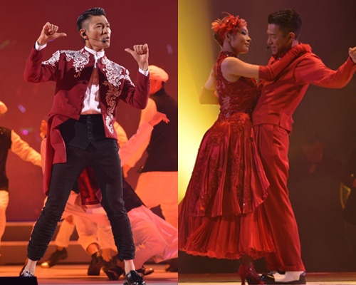 Luu Duc Hoa lam fan phat cuong khi ban nude tren san khau hinh anh