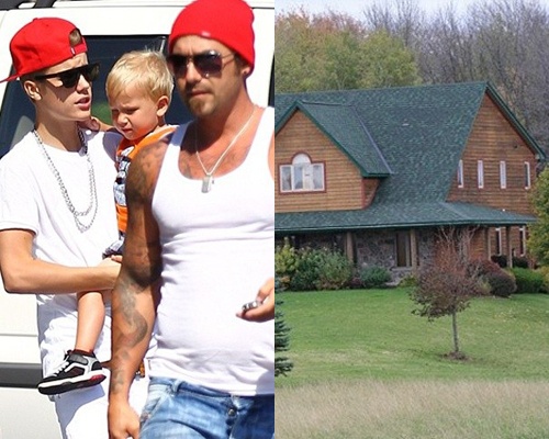 Justin Bieber chi gan 19 ty mua nha cho bo hinh anh
