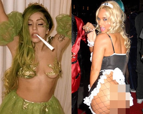 Nhung bo canh Halloween sieu ho hang cua nguoi noi tieng hinh anh