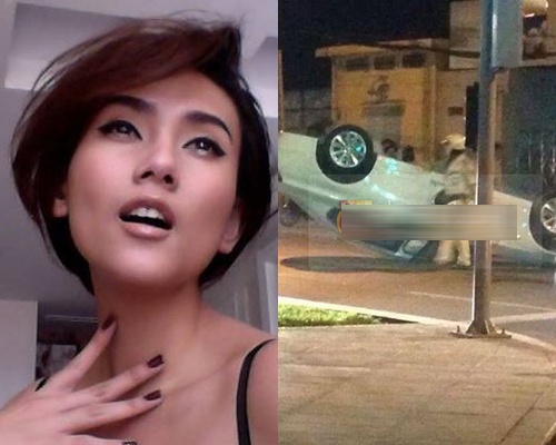 Hoang Yen di cap cuu vi tai nan lat xe kinh hoang hinh anh