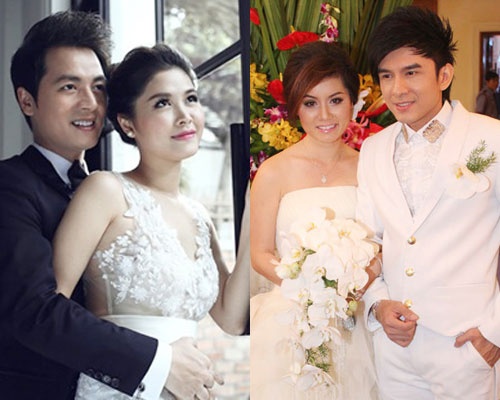 Sao Viet noi tieng hon nho dam cuoi hinh anh