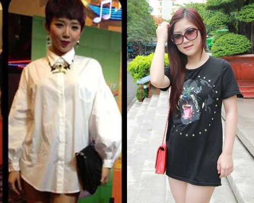 Nguoi dep Viet thay nhau dien mot 'khong quan' hinh anh