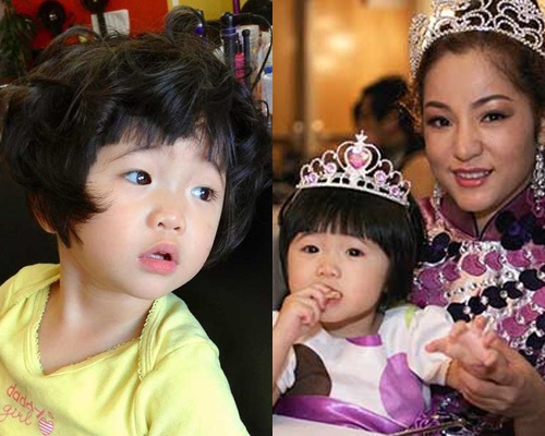 Hinh anh dang yeu cua con gai danh hai Thuy Nga hinh anh