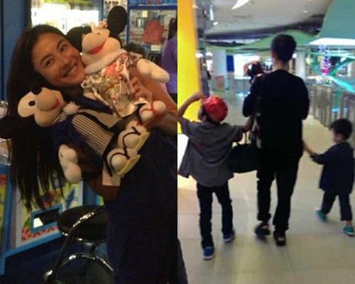 Truong Ba Chi dua con trai di mua sam cung nguoi tinh bi mat hinh anh