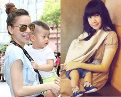 Cac kieu cham con 'sang chanh' cua sao Viet hinh anh