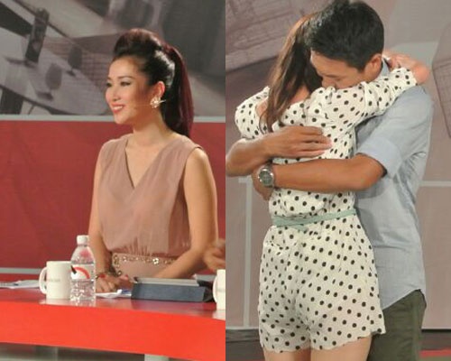 Hoa khoi Thu Huong bat khoc truoc man cau hon cua thi sinh hinh anh