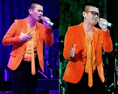 Mai Quoc Huy lan dau tro lai san khau sau su co vo no hinh anh