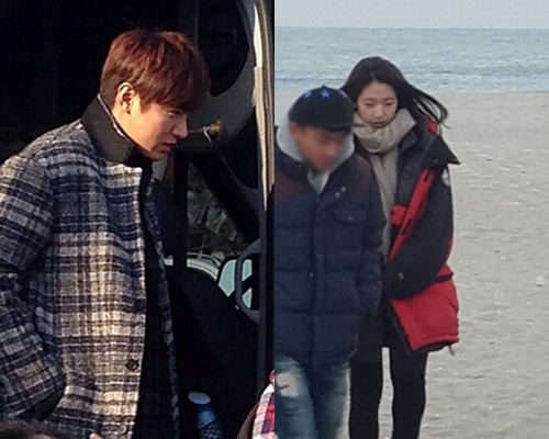 Eun Sang - Kim Tan hanh phuc ben nhau tren bo bien hinh anh