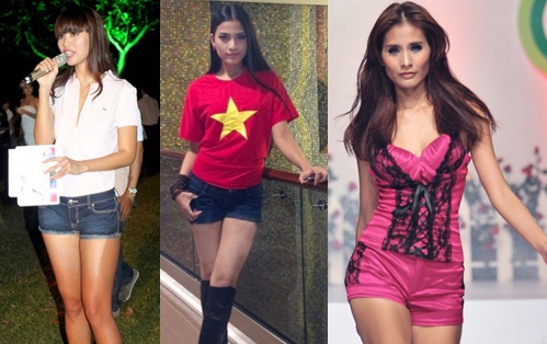 Nhung cap dui 'xuc xich' cua my nhan Viet hinh anh