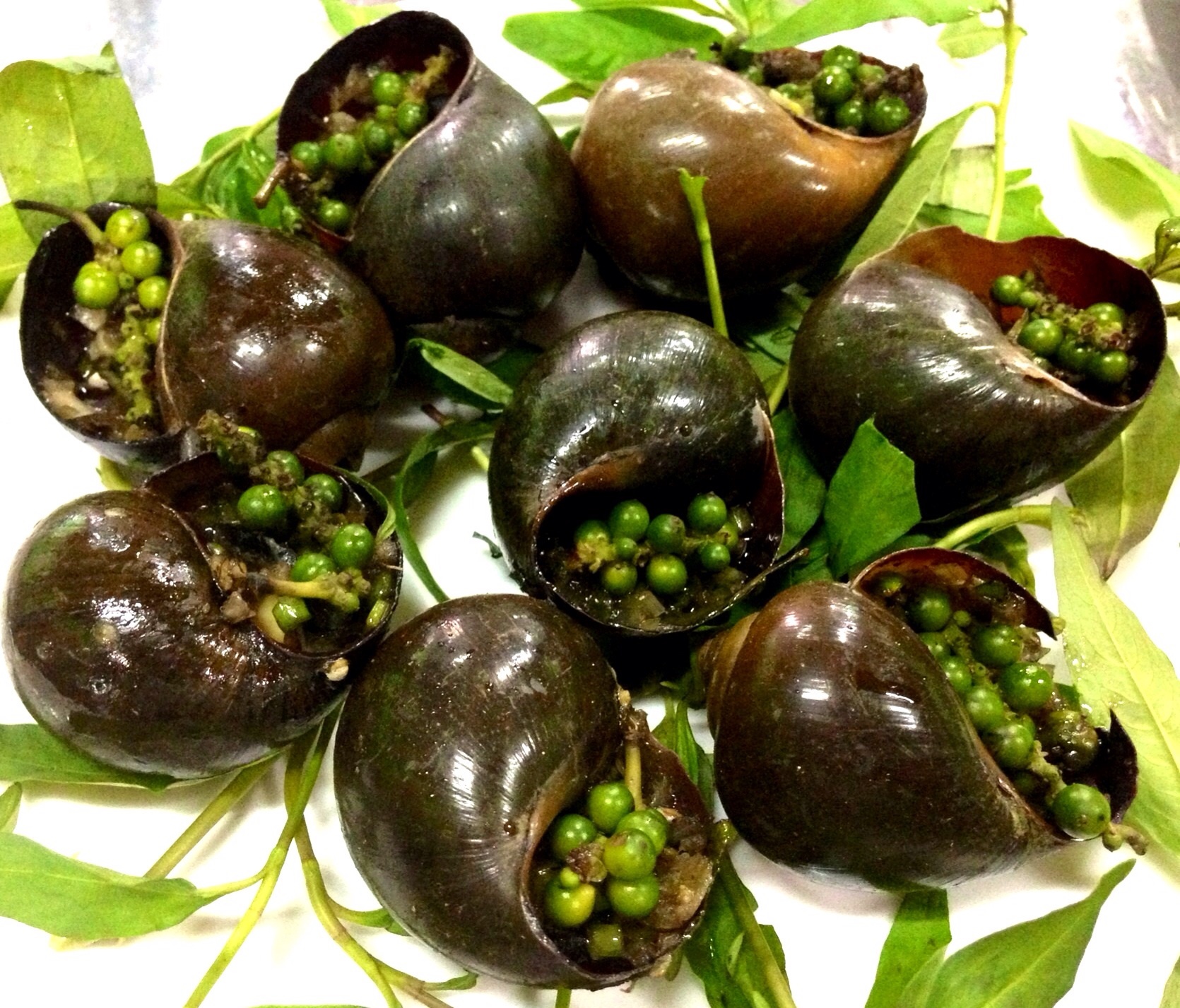 Thuong thuc oc voi muoi ot xanh hinh anh