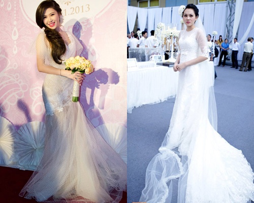 Nhung mau vay cuoi dep nhat Vbiz nam 2013 hinh anh