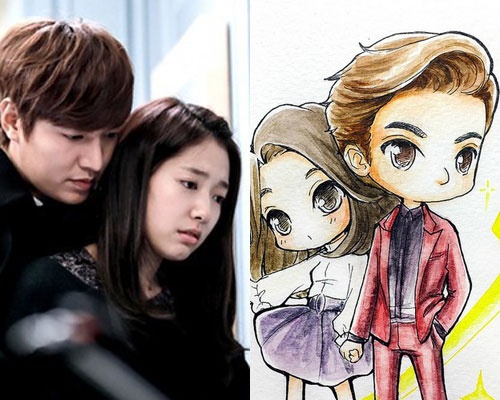 Bo suu tap 'The Heirs' phien ban chibi hinh anh