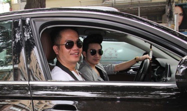 Xe sang Audi cua Quang Ha bi ke xau rach nat hinh anh