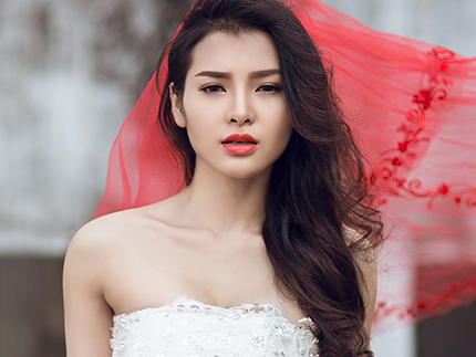 Phuong Trinh Jolie lam co dau quyen ru hinh anh