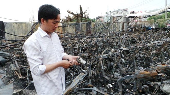 'Hay cho chu bai xe bi chay co thoi gian de tra no' hinh anh