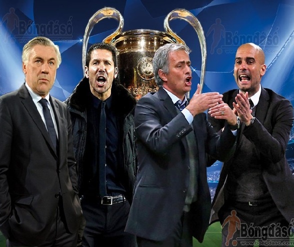 Man dau tri can nao giua 4 HLV tai ban ket Champions League hinh anh