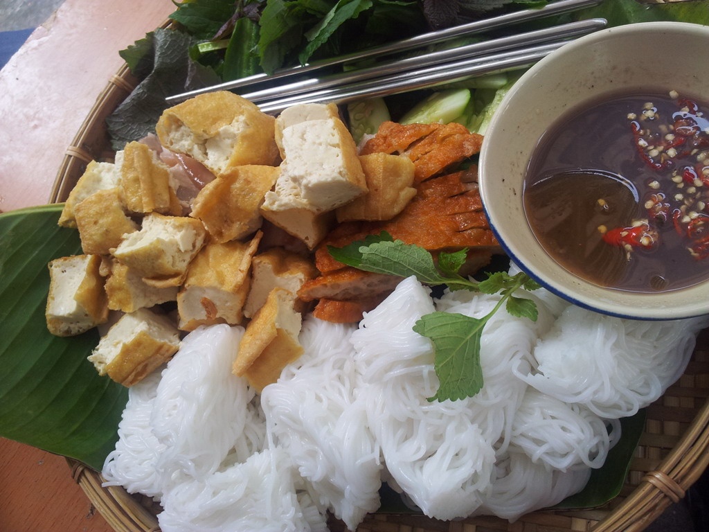 Bún tôm Hà Nội. Ảnh: blog.tamtay.vn