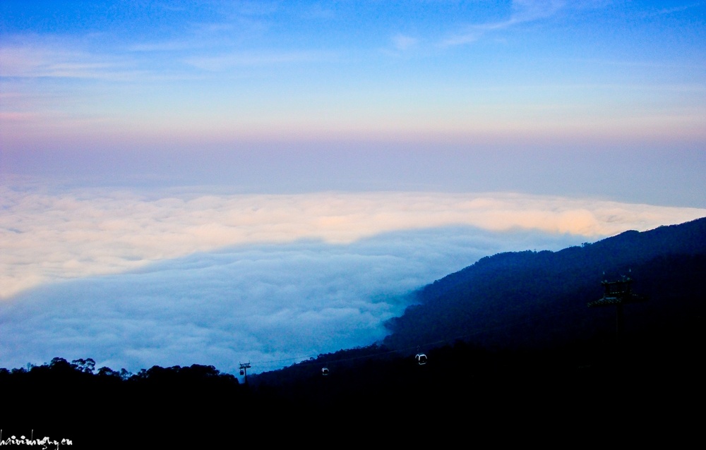 Biển mây ở Bà Nà.