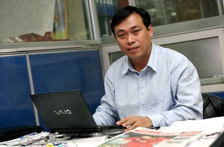 Bình luận viên Quang Tùng.