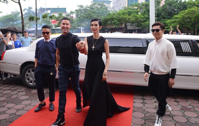 Bộ tứ giám khảo Next Top 2014.