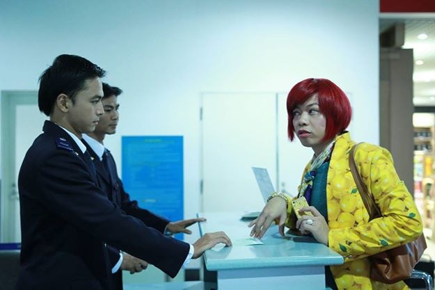 Thái Hòa trong vai chị Hội.