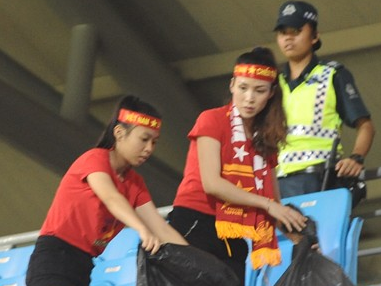 Tu hao hanh dong dep cua CDV Viet Nam tai SEA Games hinh anh