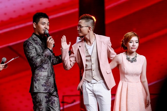 Đăng Quang xin rời cuộc chơi vì lý do sức khỏe, nhường cơ hội đi tiếp cho Hạ Vy. Ảnh: Thành Luân.