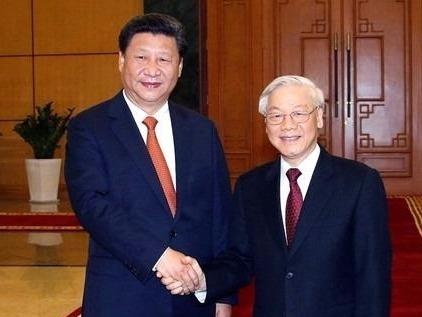 Tong bi thu Nguyen Phu Trong sap tham Trung Quoc hinh anh