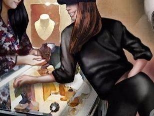 Co gai nguoi Han Quoc trom vong vang roi nhet vao mong hinh anh