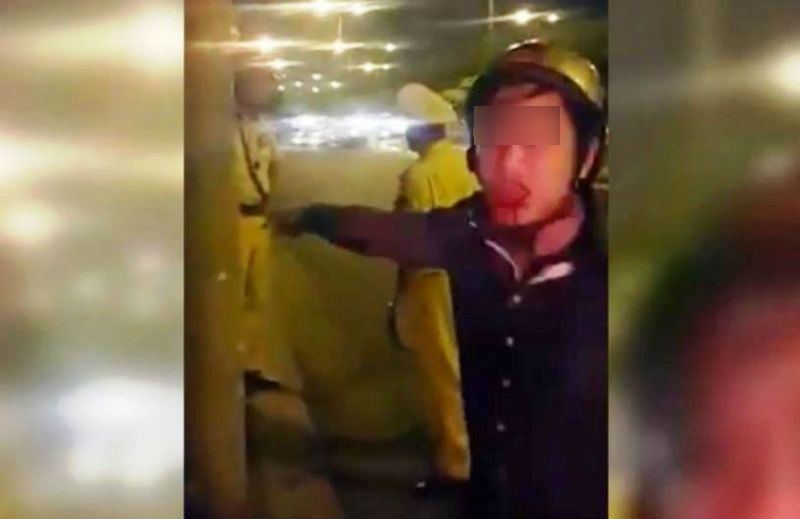 CSGT len tieng ve vu va cham anh 1