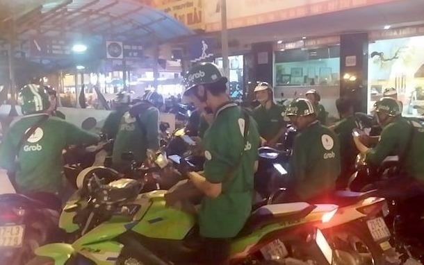 Nhieu nhom GrabBike co dau hieu pham toi co to chuc hinh anh