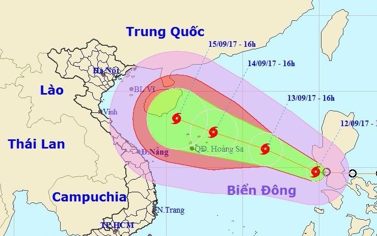 Bao so 10 vao Bien Dong, co the manh toi cap 12 hinh anh