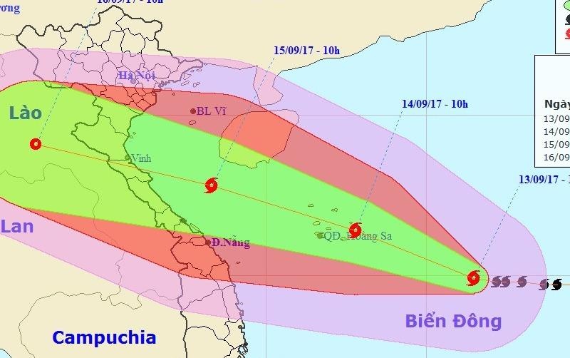 Con bao manh nhat trong nhieu nam huong vao Thanh Hoa - Quang Binh hinh anh