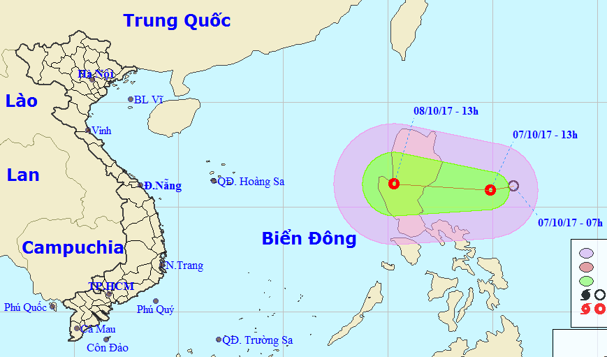 ap thap nhiet doi tren Bien Dong anh 1