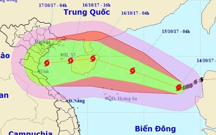 Bao so 11 lien tuc tang cap tren Bien Dong hinh anh