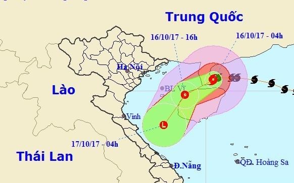 Bao so 11 nham vao Bac Trung Bo hinh anh