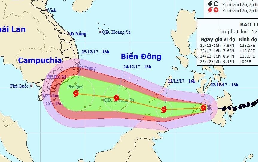 Bao Tembin ap sat Bien Dong hinh anh