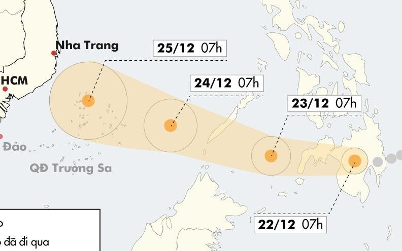 Bao Tembin co the manh cap 12 khi vao Bien Dong hinh anh