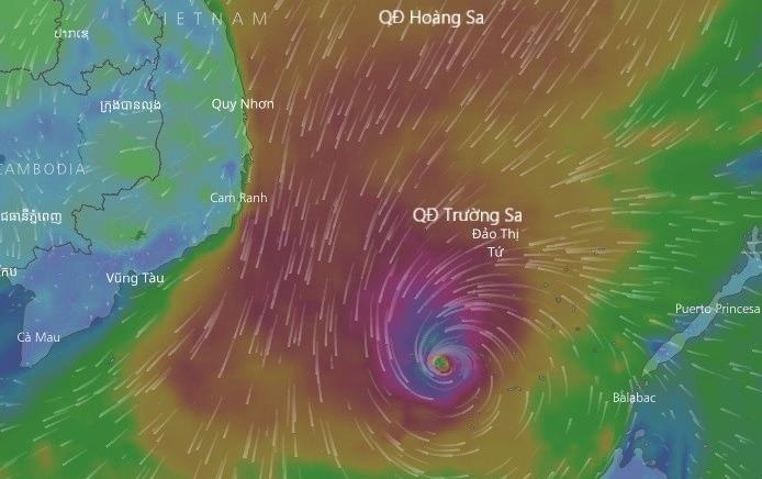 Du bao ngay 22/12 huong di chuyen cua bao Tembin hinh anh