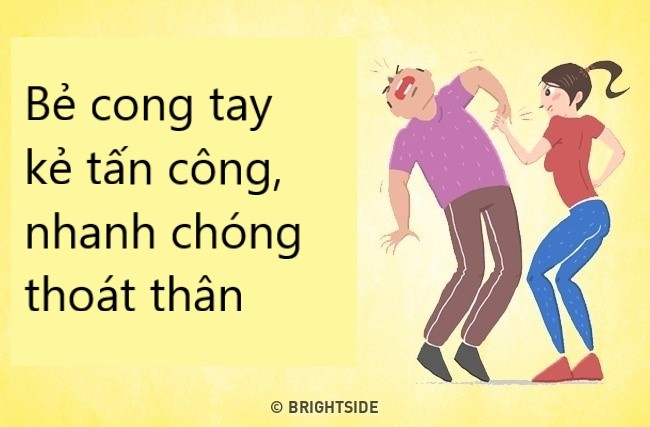 Những cách tự vệ khi bị tấn công ảnh 1 Nhung cach tu ve khi bi tan cong anh 1