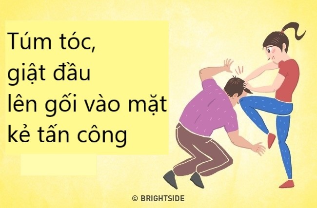 Những cách tự vệ khi bị tấn công ảnh 3 Nhung cach tu ve khi bi tan cong anh 3