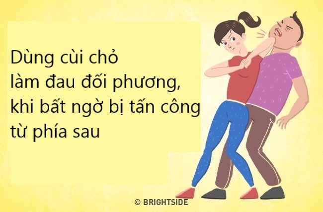 Những cách tự vệ khi bị tấn công ảnh 6 Nhung cach tu ve khi bi tan cong anh 6